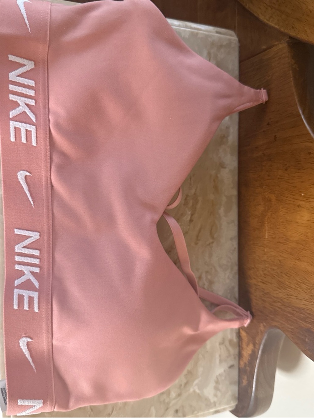 Nike Pink Sports Bra - Dusty Rose